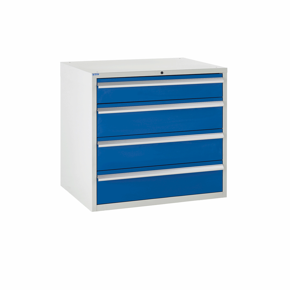 Euroslide Industrial Cabinet 825H X 900W With 4 Drawers