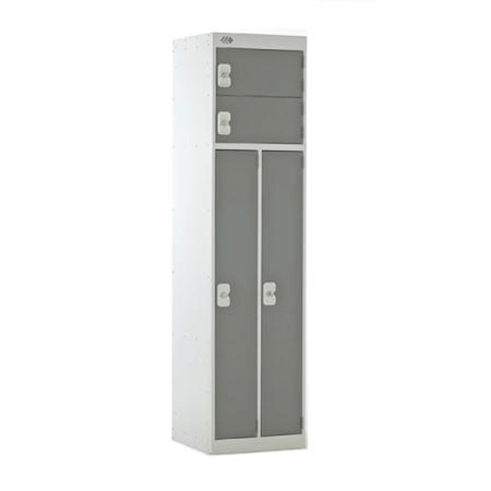 Two Person Locker with 2 compartments - 3d Storage Systems