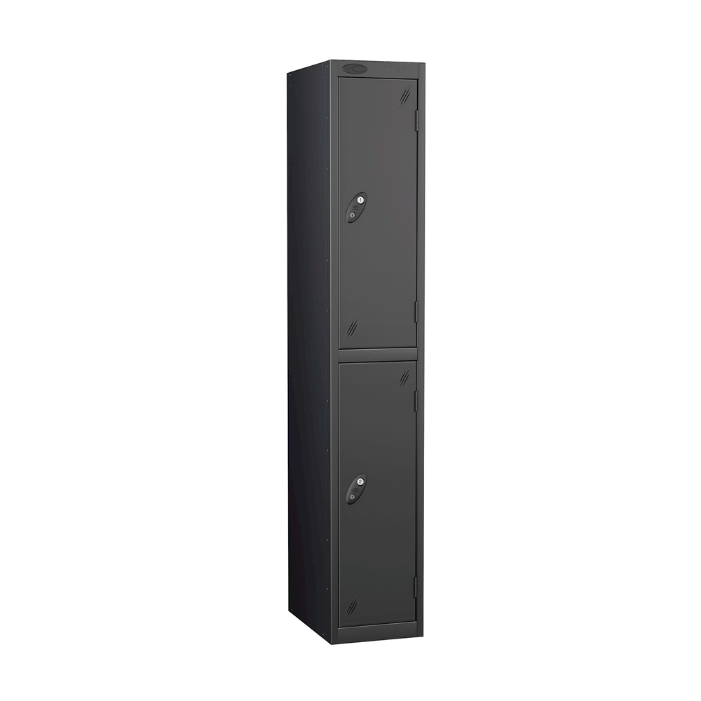 Probe All Black Two Door Metal Locker 