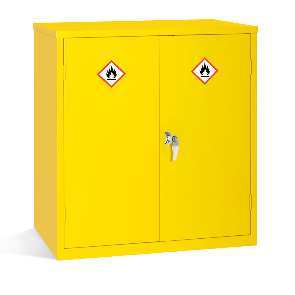 Yellow 30 Ltr Dangerous Cabinet 1000H x 915W x 457D by Elite