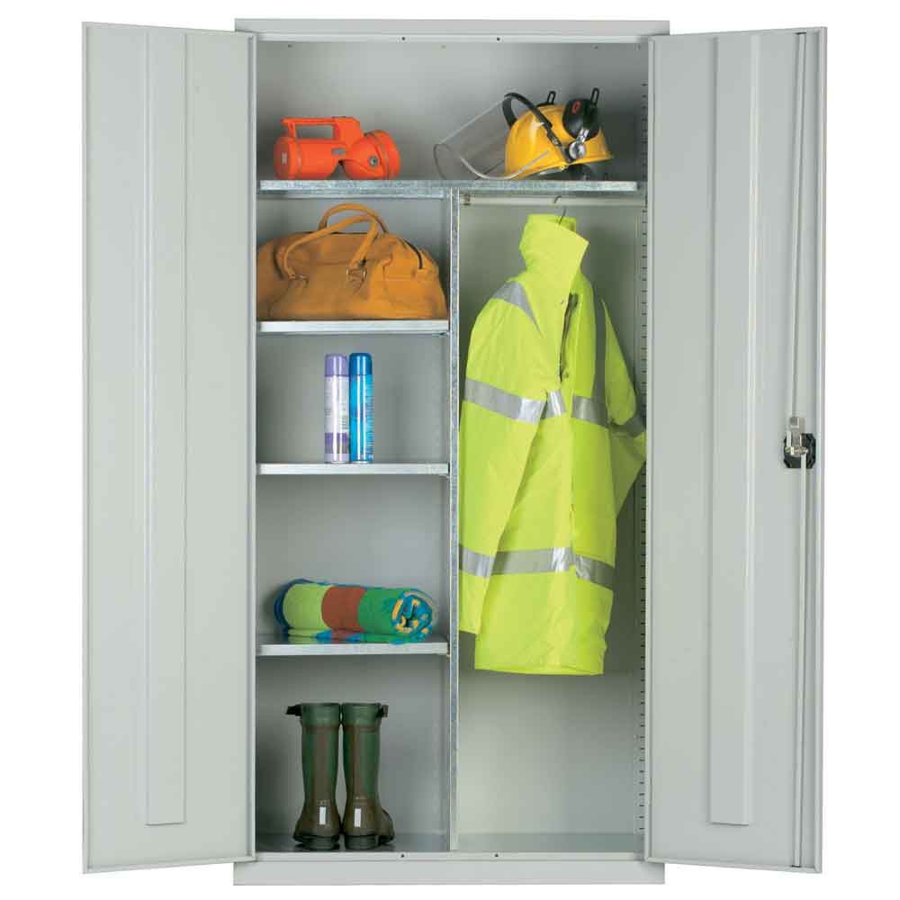 Clothing & Equipment Cupboard 60kg UDL with hanging rail by Elite