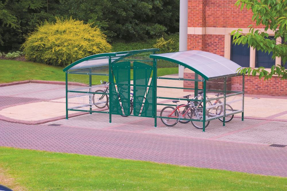 Cycle Compound Shelter With Gate
