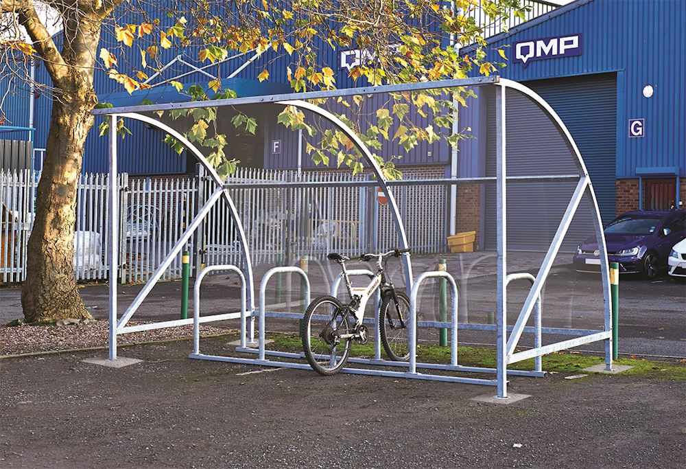 Coloured Dudley Cycle Shelter 2230mm High