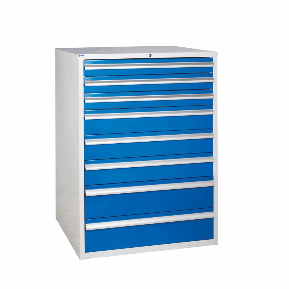 Euroslide Industrial Cabinet 1200H X 900W With 8 Drawers 