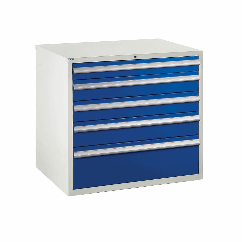 Euroslide Industrial Cabinet 825H x 900W with 5 Drawers 