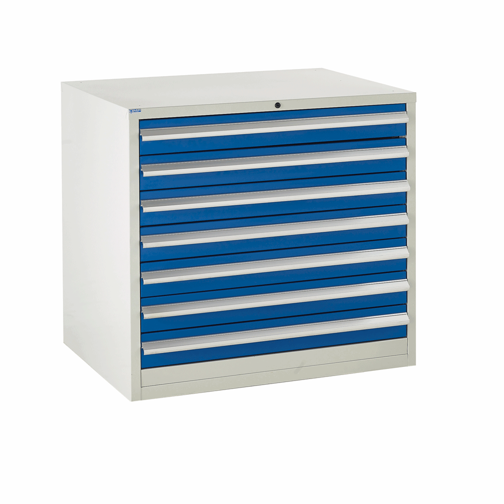 Euroslide Industrial Cabinet 825H x 900W with 7 Drawers