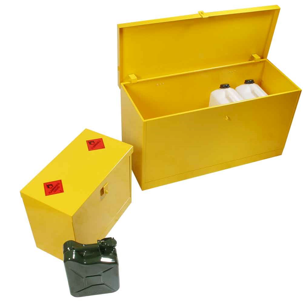 Yellow COSHH Floor Chest with Flat Top 510H by Elite