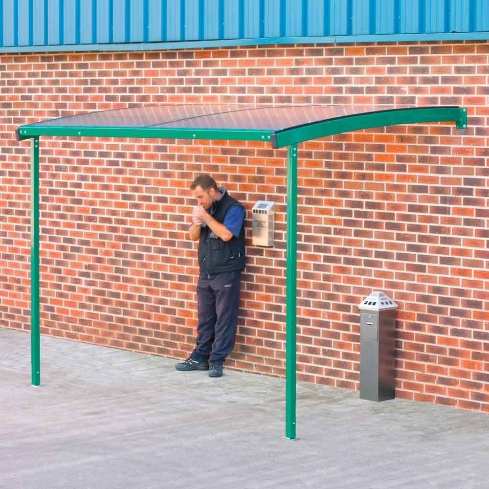Large Wall Mounted Smoking Shelter by QMP