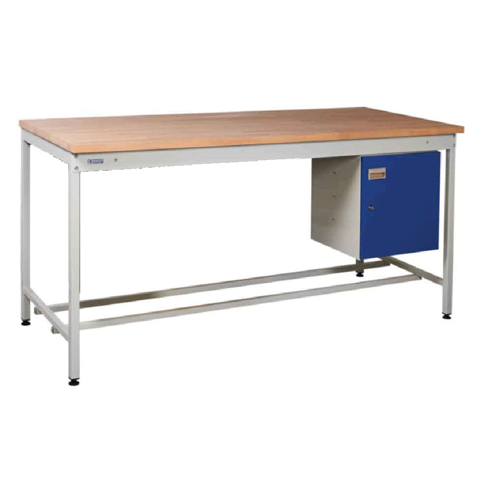 Budget Square Tube Work Bench Type A Beech