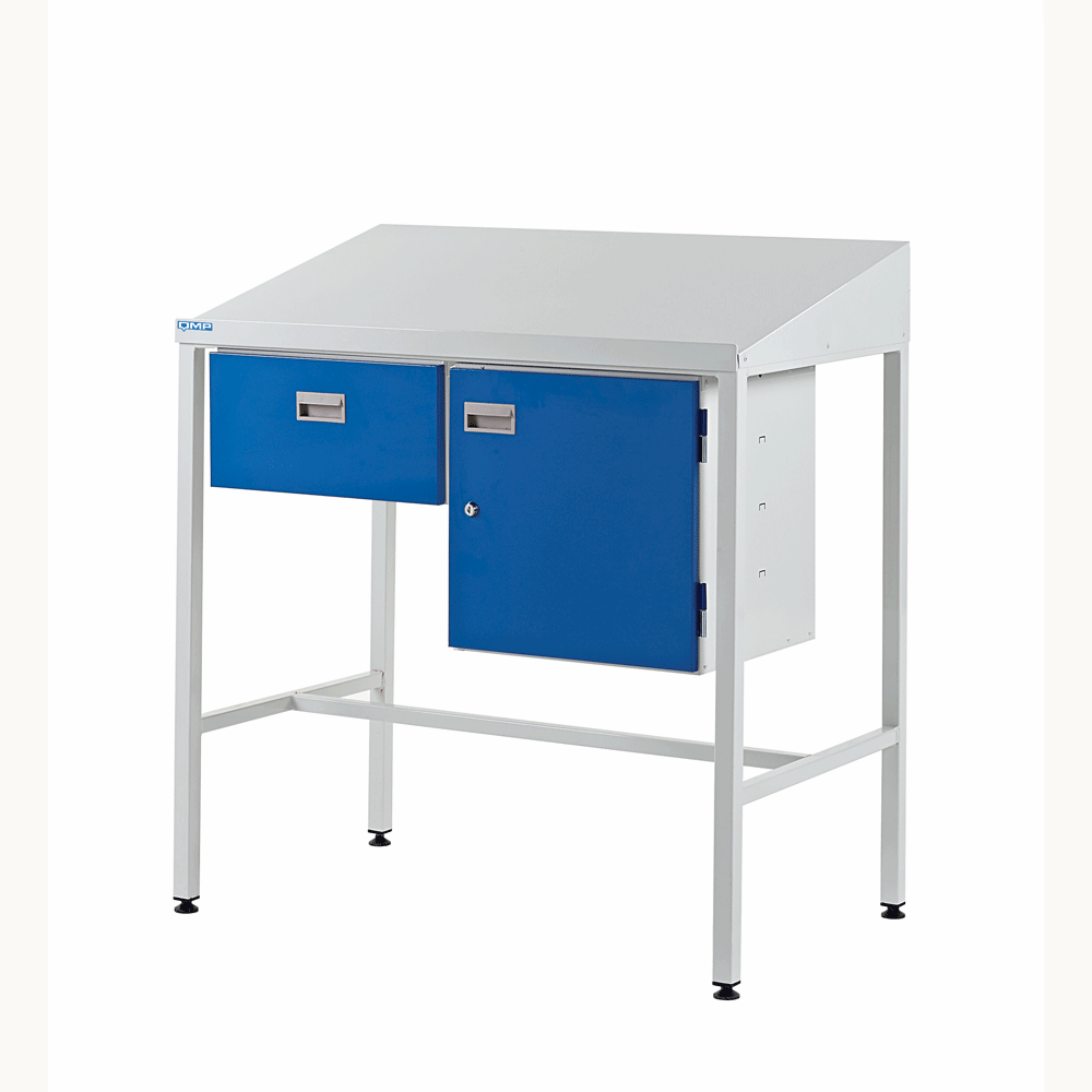 Quick Delivery Team Leader Workstation With Single Drawer & Cupboard 1000W