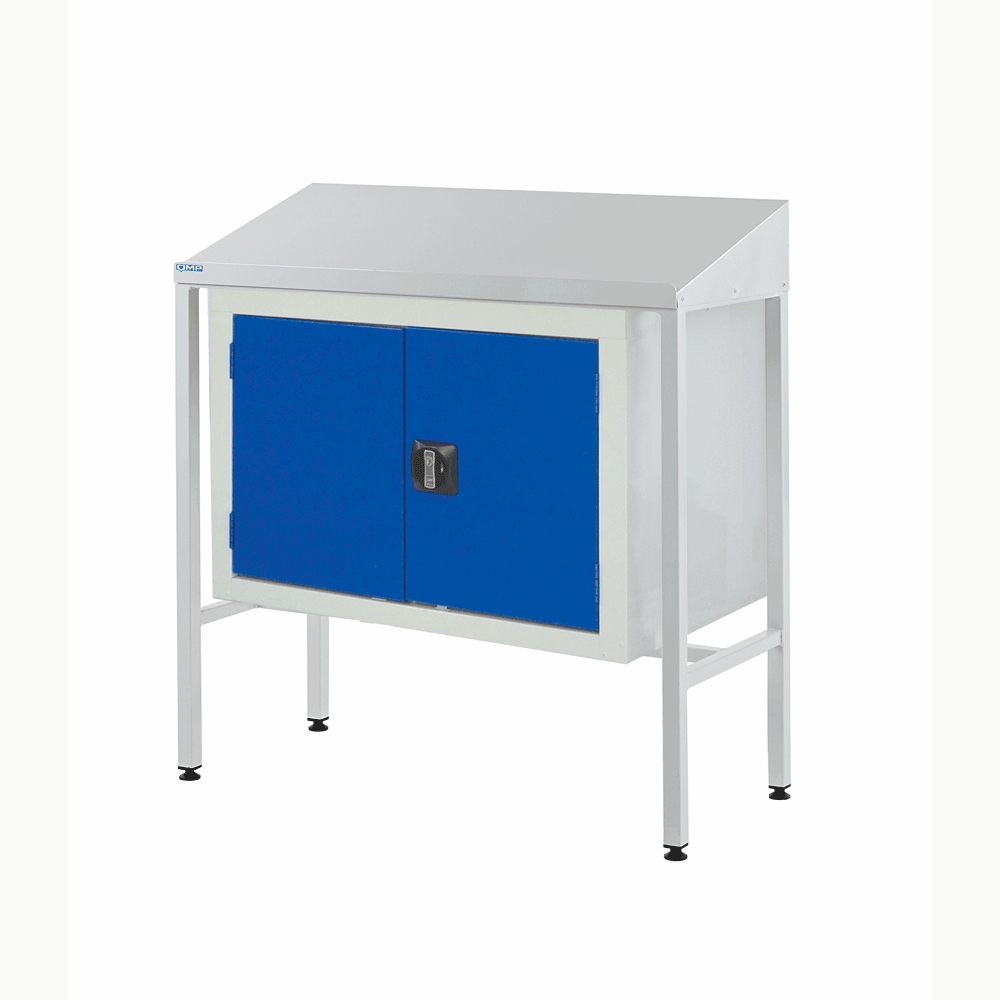 Quick Delivery Team Leader Workstation With Double Cupboard