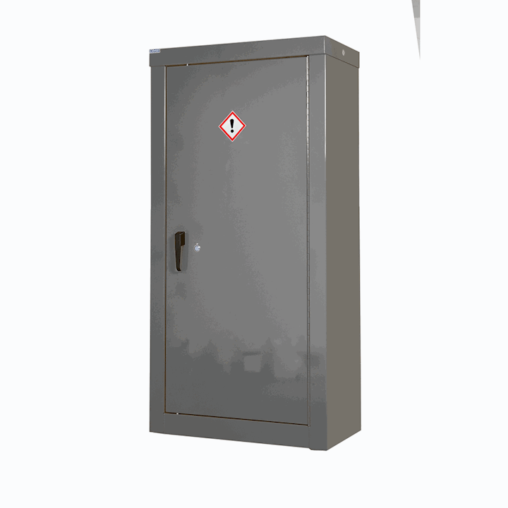 Grey COSHH Security Cupboard 1800H x 900W x 460D 