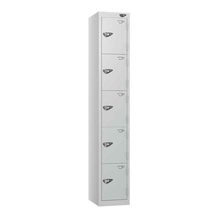 Pure Metal 5 Door Locker 1800H With Electronic Digital Locks