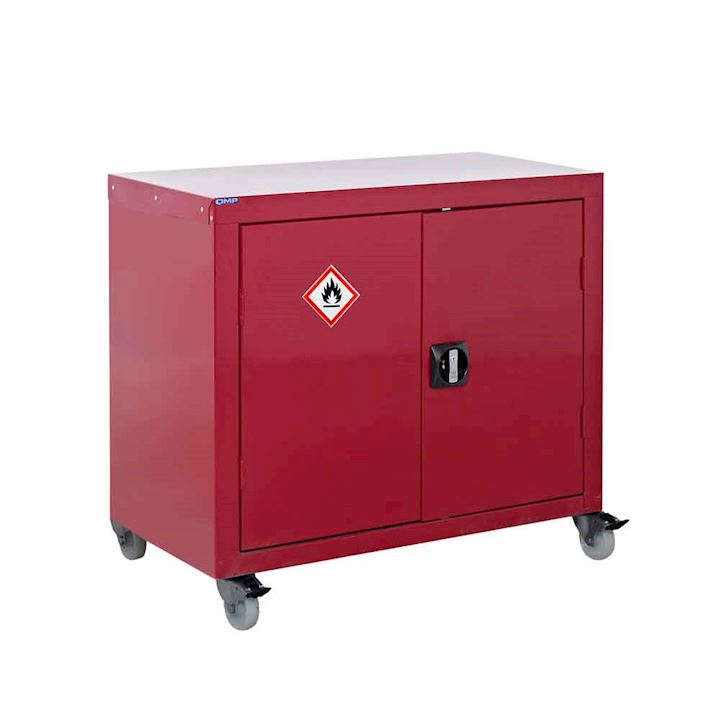 Mobile Flammable Liquid Cabinet 840H x 900W x 460D