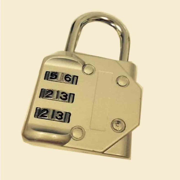 40mm Combination Padlock 3 Scroll