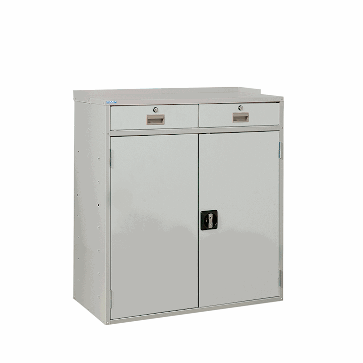 Industrial Double Drawer Workstation by QMP