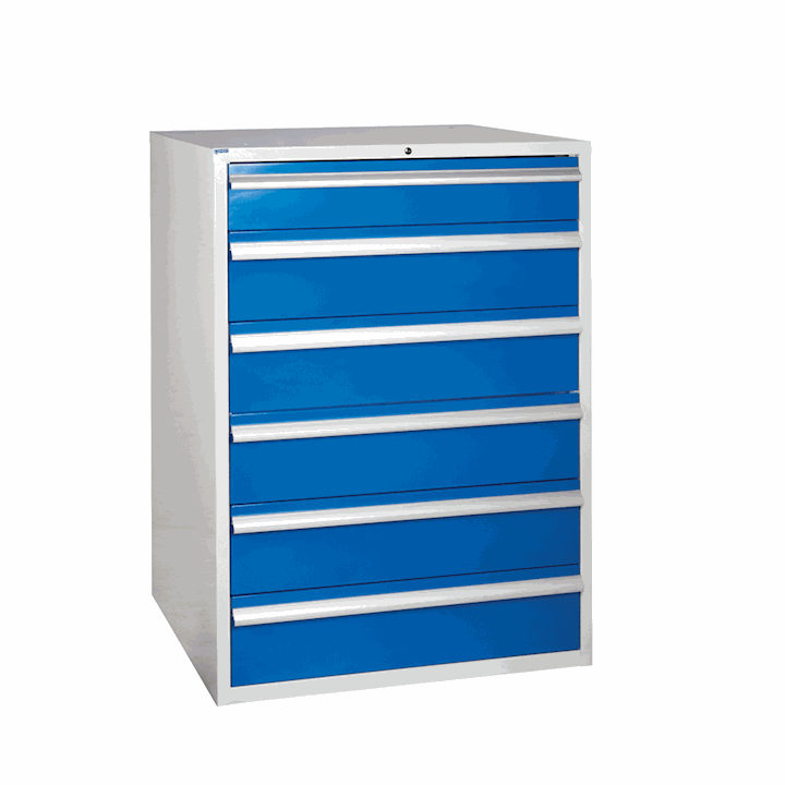 Euroslide Industrial Cabinet with 6 Drawers 1200H x 900W
