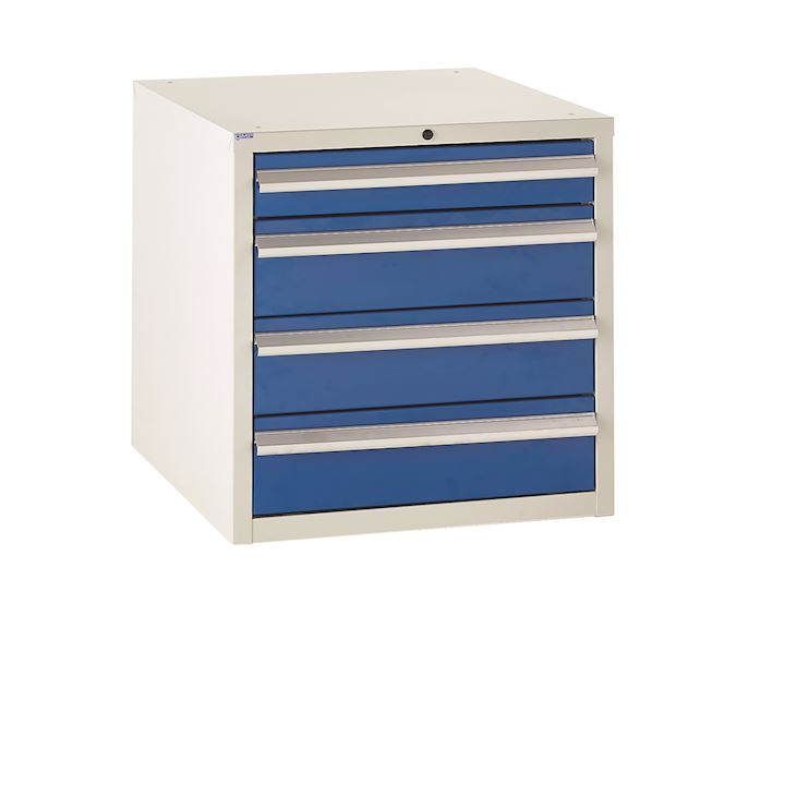 4 Drawer - 620H x 600W x 650D (1 x 100mm, 3 x 150mm)