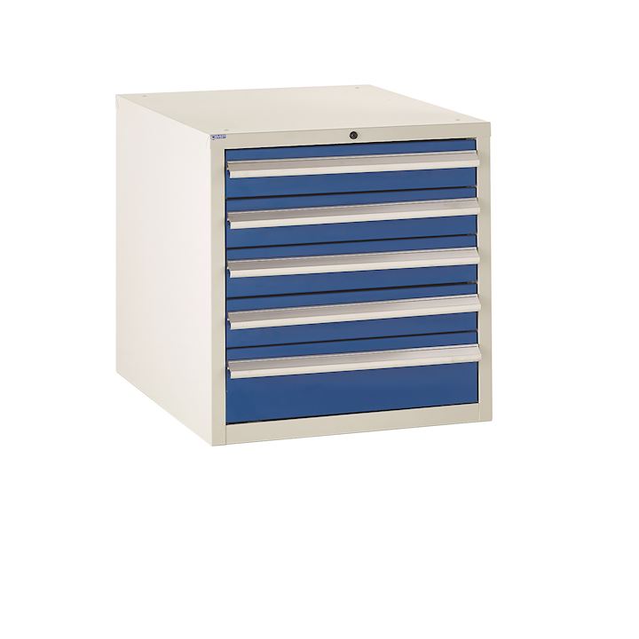 5 Drawer - 620H x 600W x 650D (4 x 100mm, 1 x 150mm)