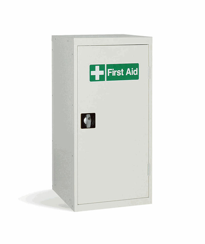 Low Height First Aid Cabinet By Elite - 910H x 457W x 457D