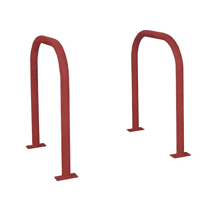 Junior Cycle Loops Floor Mounted Galvanised