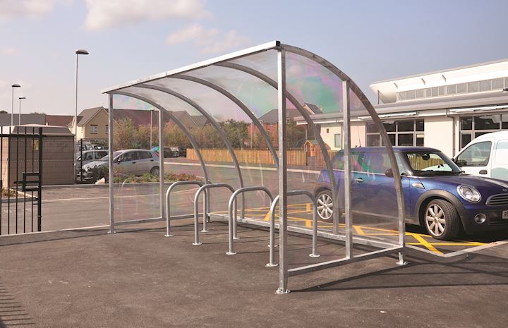 Kenilworth Cycle Shelter - Coloured 