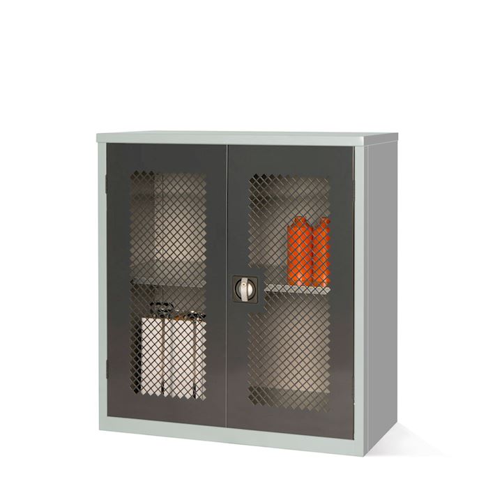 Mesh Fronted Stock Control Cupboard 1000H  x 915W x 460D