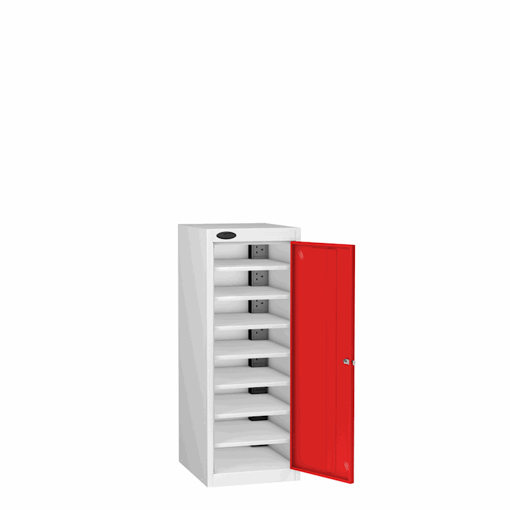 Probe Powerbox Single Door, 8 Compartment Charge & Store Laptop Locker
