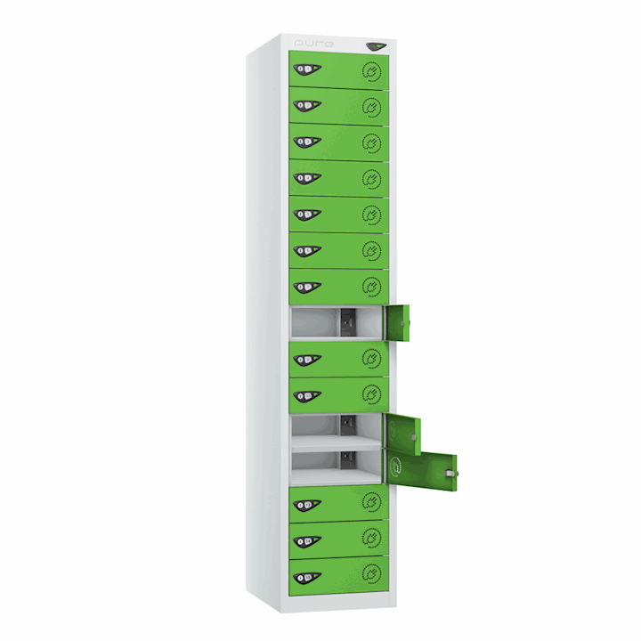 Pure 15 Compartment CHARGE or STORE Laptop Locker