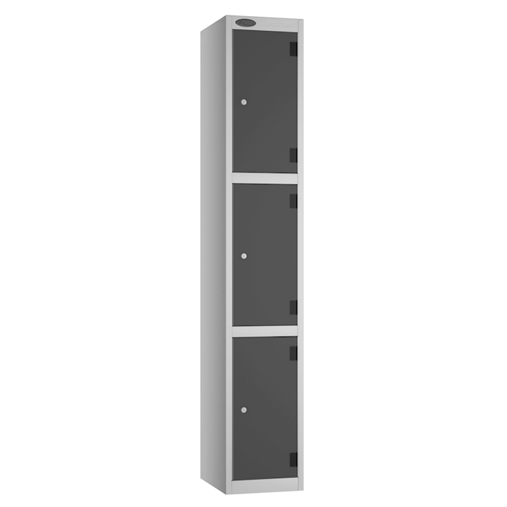 Probe Shockbox Laminate 3 Door Locker with Inset Doors 1800mm Tall