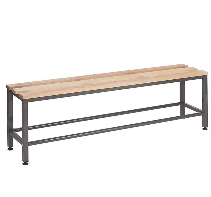 Oak Single Slatted Bench Seat 1500W x 300D